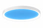 Feit Electric 24 in Vista Artificial Skylight White Integrated LED Oval Ceiling Flush Mount Light MultiMode Color Change 5CCT FP24RT SKY 5CCT WH