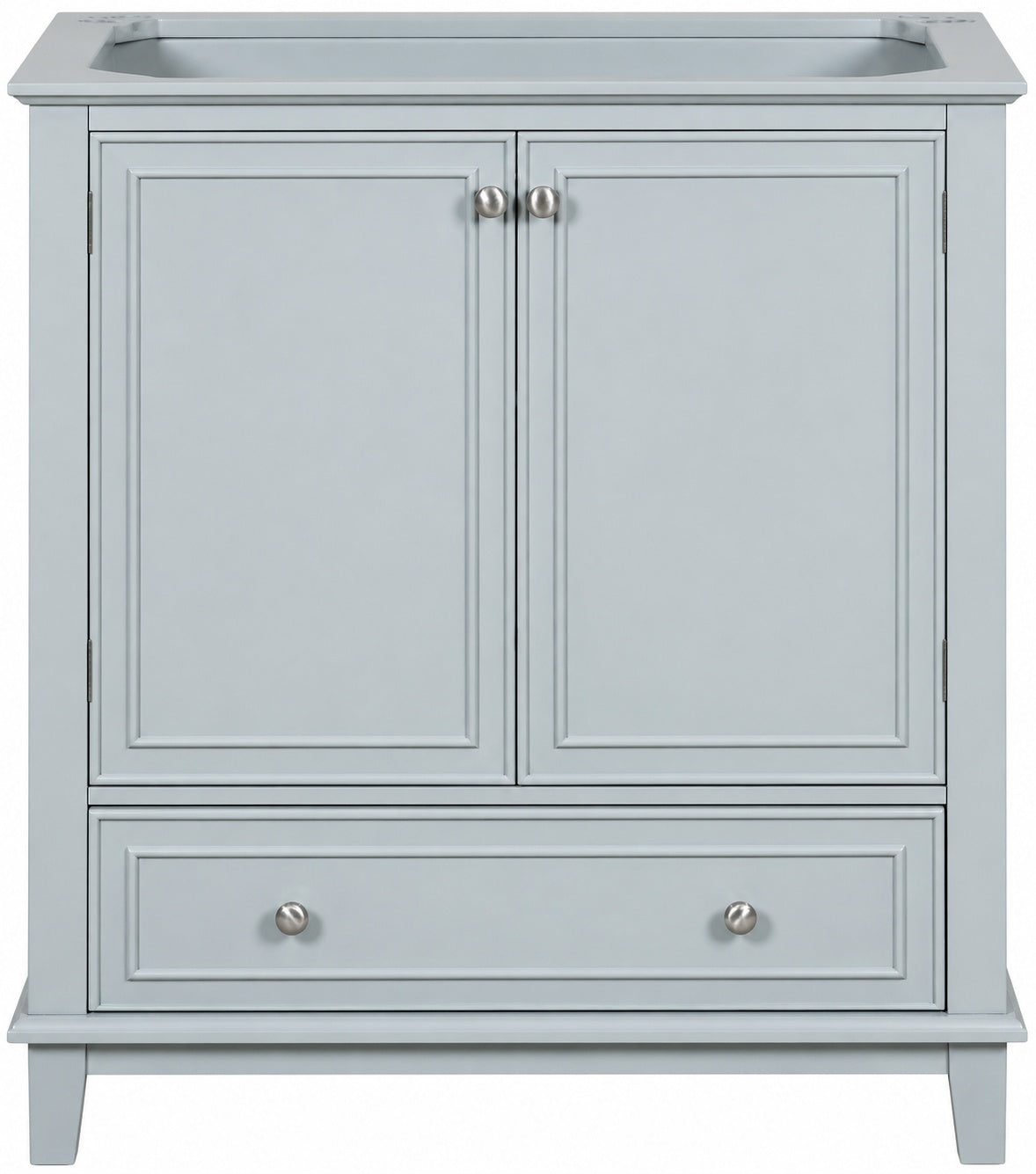 Virubi 30 in Modern Classic Bath Vanity Cabinet without Top in Green