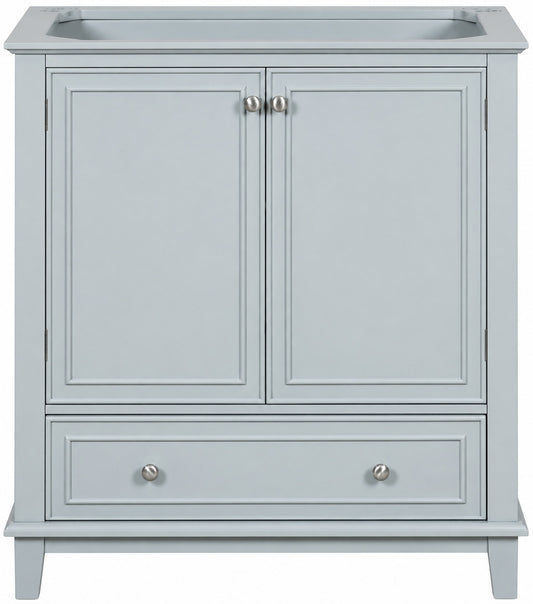 Virubi 30 in Modern Classic Bath Vanity Cabinet without Top in Green