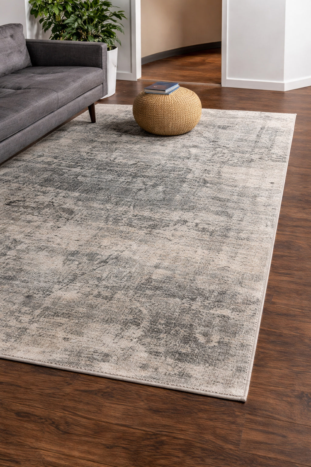 Unique Loom Chateau Quincy Gray 10 0 x 14 5 Area Rug