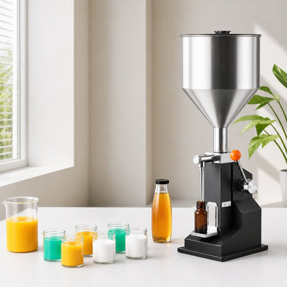 SKYHALO Manual Paste Liquid Filling Machine Food Storage Lids 5 100 ml Bottle Filler Adjustable Bottle Filling Machine Filler