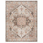 Gertmenian Soha Brown 9 ft x 13 ft Crystal Print Polyester Digitally Printed Area Rug 28911