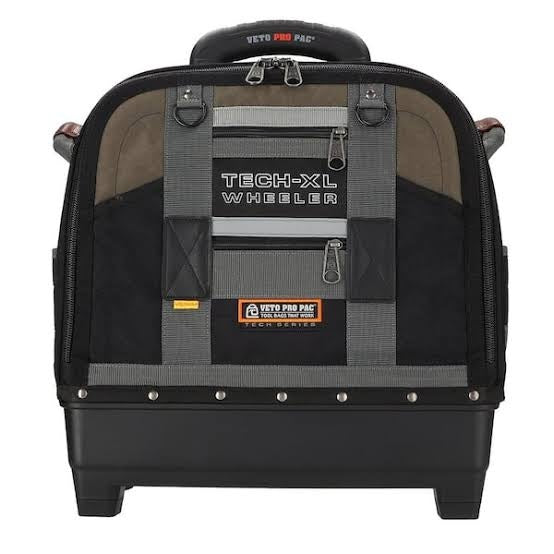 VETO PRO PAC 20 in 85 Pocket Original Nylon Bag Tote with Padded Handle Wheeled Shatterproof Waterproof Weatherproof Zippered Top VPP10260