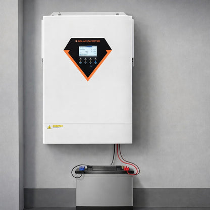 SVOPES Hybrid Solar Inverter 3500W All in One Pure Sine Wave Charger 24 V DC to 220 230V AC Built in 100A MPPT Solar Controller