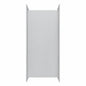 Streamline DSH 1060 94 36 in L x 36 in W x 76 in H 3 Piece Glue Up Alcove Shower Wall Surround in White Tile Finish DSH 1060 94
