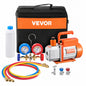 VEVOR 3 5 CFM AC Vacuum Pump and Gauge Set Single Stage Rotary Vane HVAC Air Vacuum Pump A C Refrigerant Manifold Gauge Kit ZKBZKBTZDJ14XDVMKV1