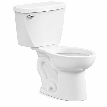 American Standard Cadet Pressure Assisted 2 piece 1 1 GPF Single Flush Elongated Toilet in White Seat Not Included