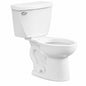 American Standard Cadet Pressure Assisted 2 piece 1 1 GPF Single Flush Elongated Toilet in White Seat Not Included