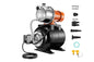 SKYSHALO 1 6 HP Shallow Well Pump 1320 GPH 5 Gal Pressure Tank 30 50 PSI Switch Stainless Steel for Irrigation