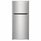 Vissani 18 1 cu ft Top Freezer Refrigerator in Fingerprint Resistant Stainless Steel Look Garage Ready MDTF18SSR5