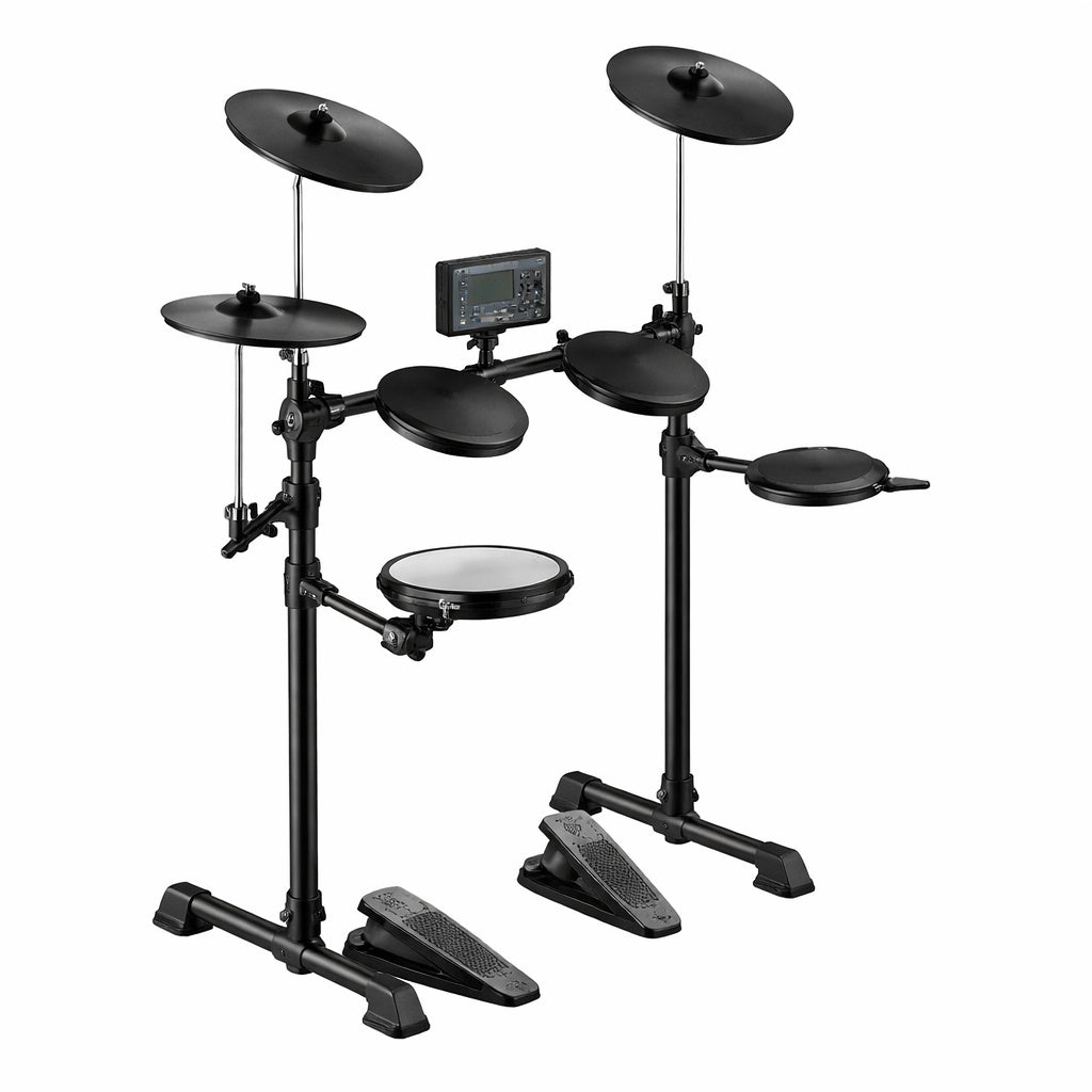 Skyshalo Electric Drum Set Usb Midi Supported 6 5 In Quiet Mesh Snare Electric Drum Set With 10 In Cymbals Drum Sticks