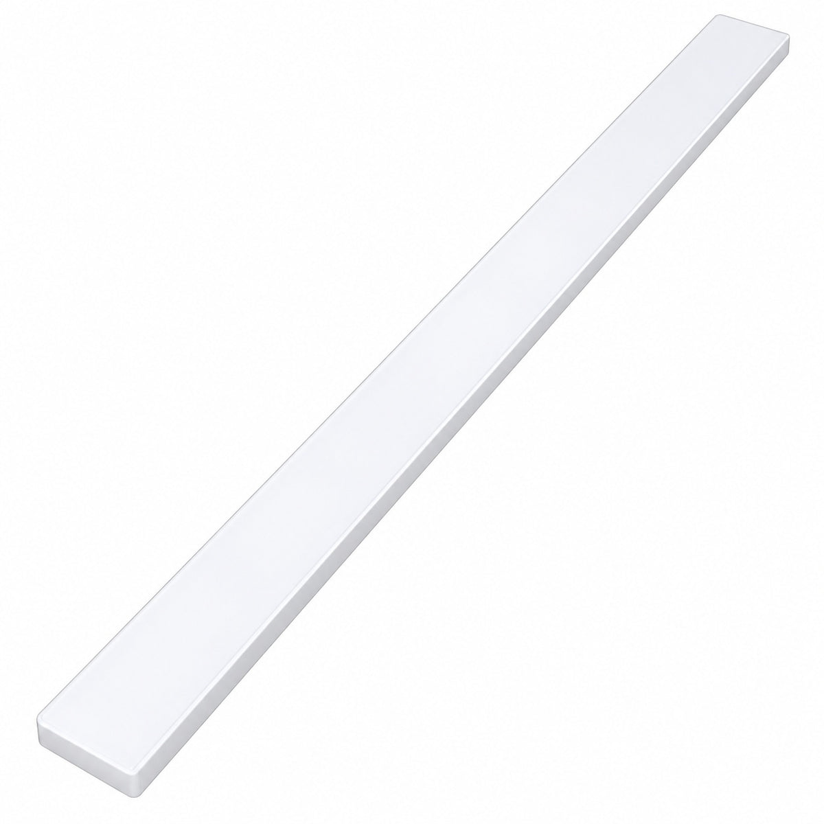NTQ 48 in Solid Surface Vanity Backsplash Bathroom Vanity Back splash in White