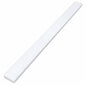 NTQ 48 in Solid Surface Vanity Backsplash Bathroom Vanity Back splash in White