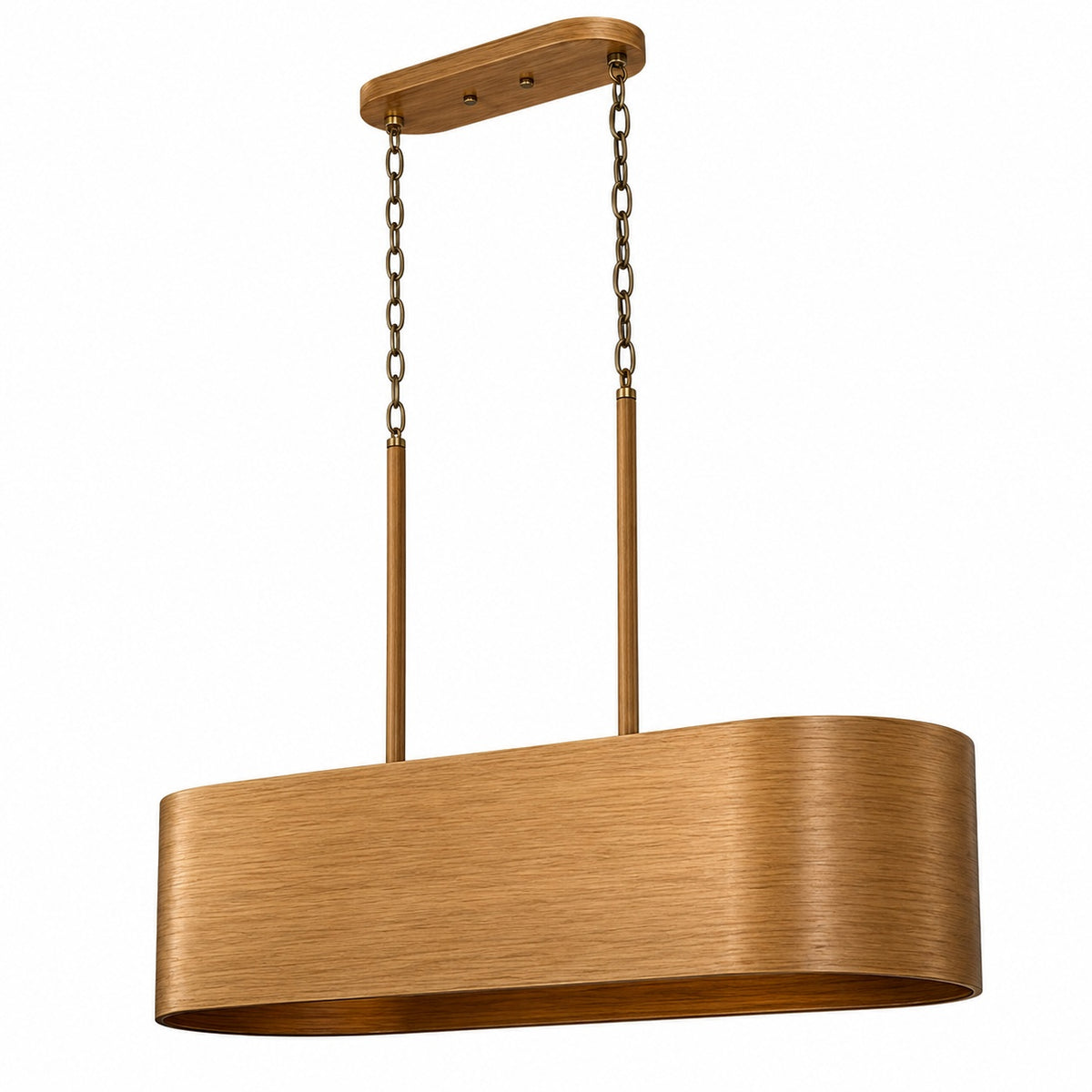 ZYZWMB Victoria 5 Light Modern and Contemporary Brass Chandelier Linear Kitchen Island Pendant Light YHF1075483