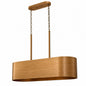 ZYZWMB Victoria 5 Light Modern and Contemporary Brass Chandelier Linear Kitchen Island Pendant Light YHF1075483