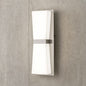 Deyidn 5 1 in 1 Light Nickel LED Wall Sconce Modern Industrial with Frosted Acrylic Shade