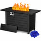 R W FLAME 43 in 50 000 BTU Multi Purpose Rectangular Propane Gas Fire Pit Table