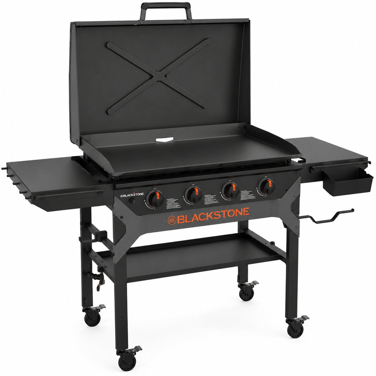 R W FLAME 43 in 50 000 BTU Multi Purpose Rectangular Propane Gas Fire Pit Table