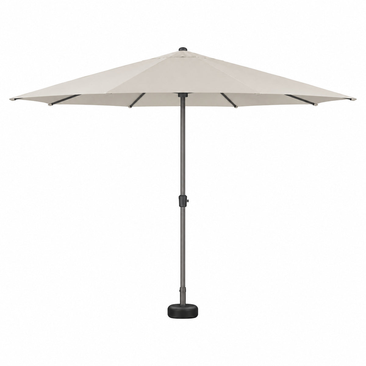 Hampton Bay 11 ft Market Patio Umbrella in Putty Beige UCM190032 PUTTY