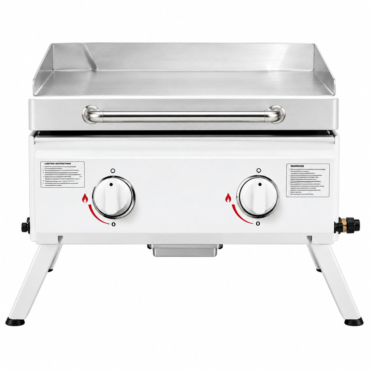 Nexgrill 2 Burner Portable Propane Gas Table Top Grill in Stainless Steel 820 0270