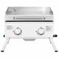 Nexgrill 2 Burner Portable Propane Gas Table Top Grill in Stainless Steel 820 0270