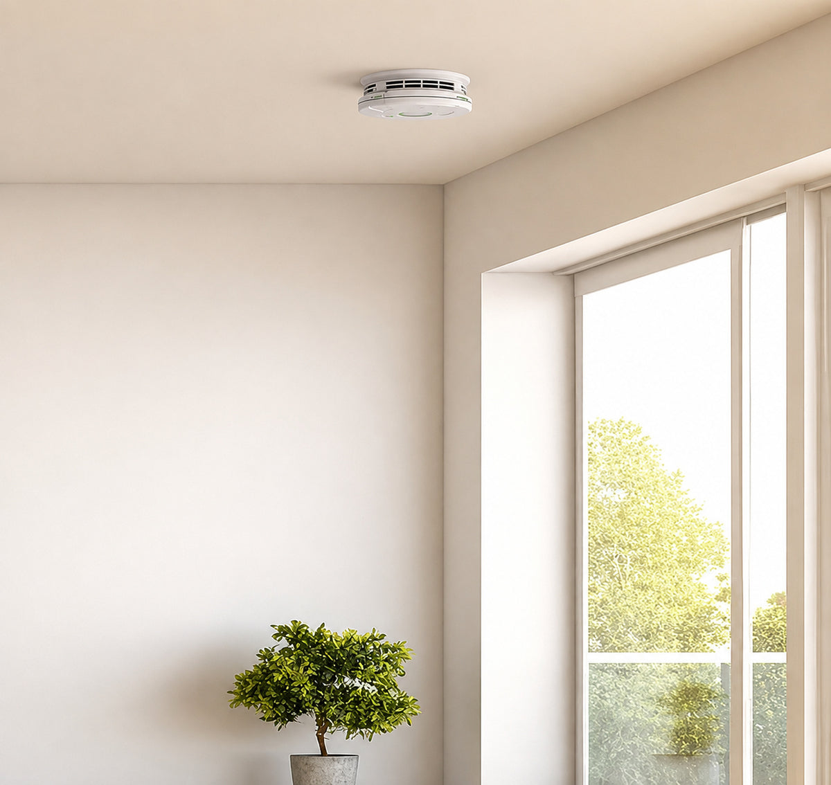 Innolink 10 Year Battery Powered Wireless Interconnected Smoke Detector with Voice Alarm 4 Pack IL86SMR10 4