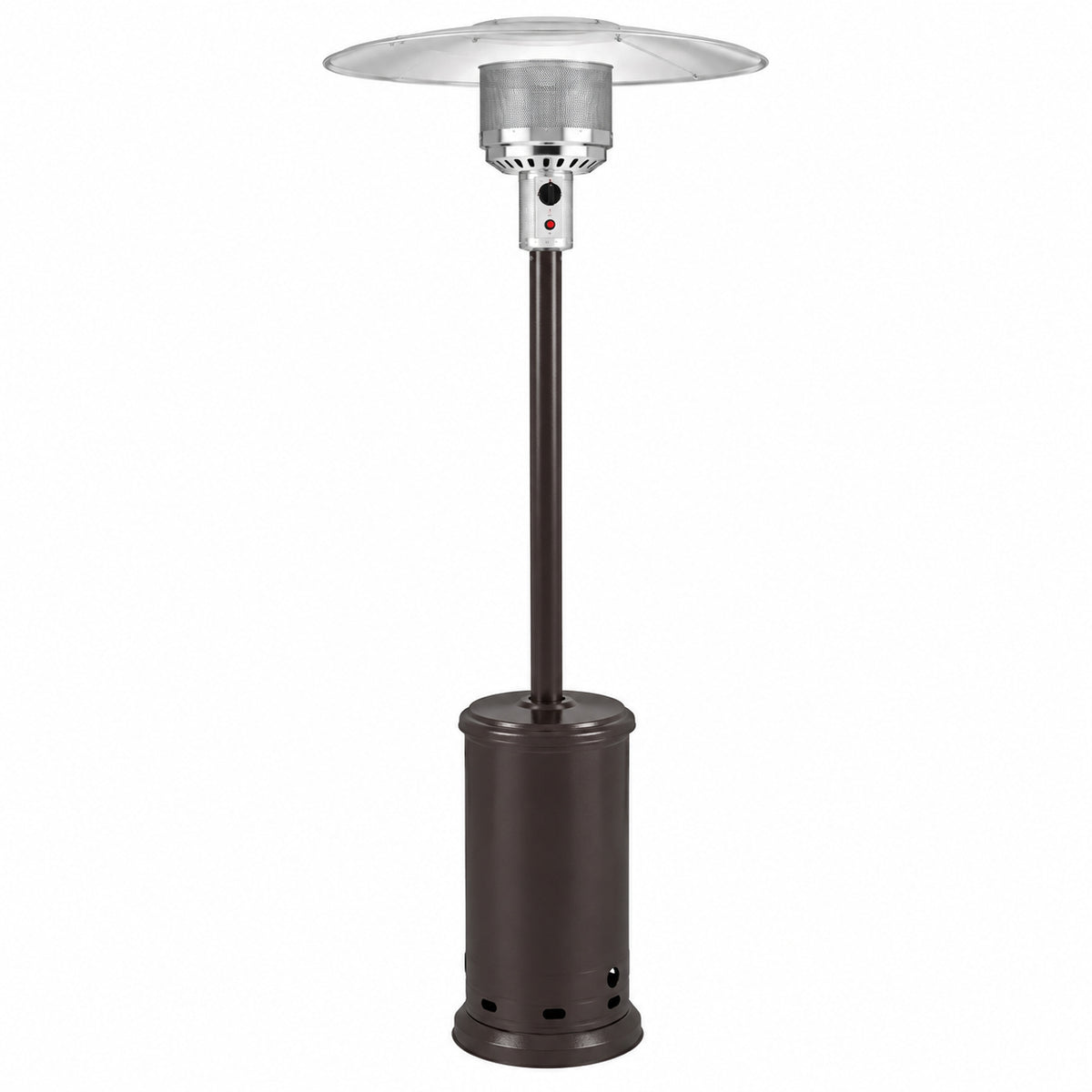 Nexgrill Sundara 48 000 BTU Bronze Propane Standing Patio Heater with Wheels 920 0079E