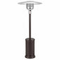 Nexgrill Sundara 48 000 BTU Bronze Propane Standing Patio Heater with Wheels 920 0079E