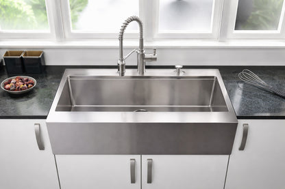 SVOPES 33 in Kitchen Sink Workstation 304 Stainless Steel Drop In Single Bowl Farmhouse Basin with Accessories