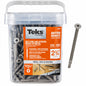 Teks 12 x 2 3 4 in Star Drive Flat Head Self Tapping with Wings Screws 200 Pack 21394