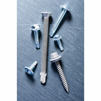 Teks 12 x 2 3 4 in Star Drive Flat Head Self Tapping with Wings Screws 200 Pack 21394