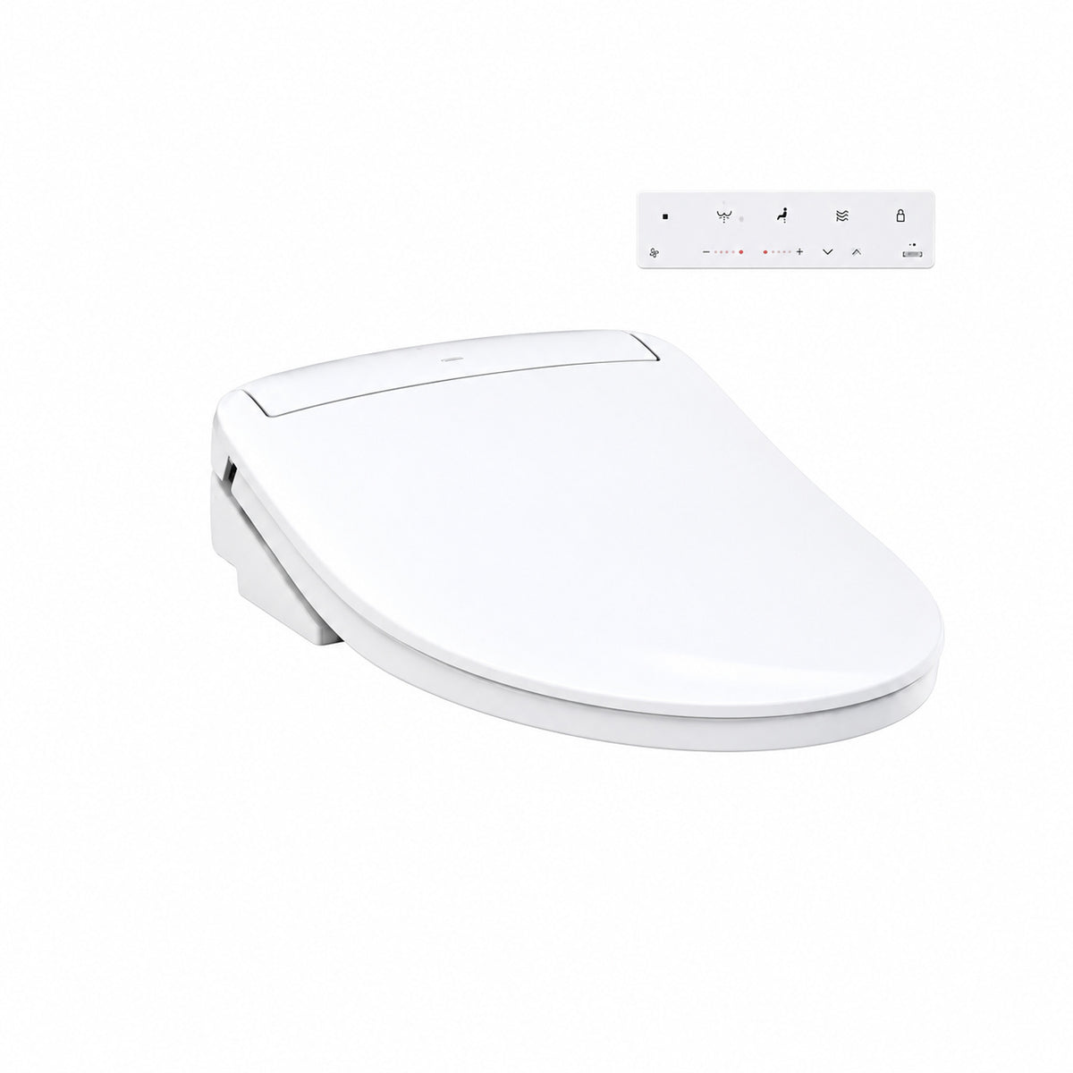 TOTO KS6 Washlet Electric Heated Bidet Seat for Elongated Toilet in Cotton White SW3946 01