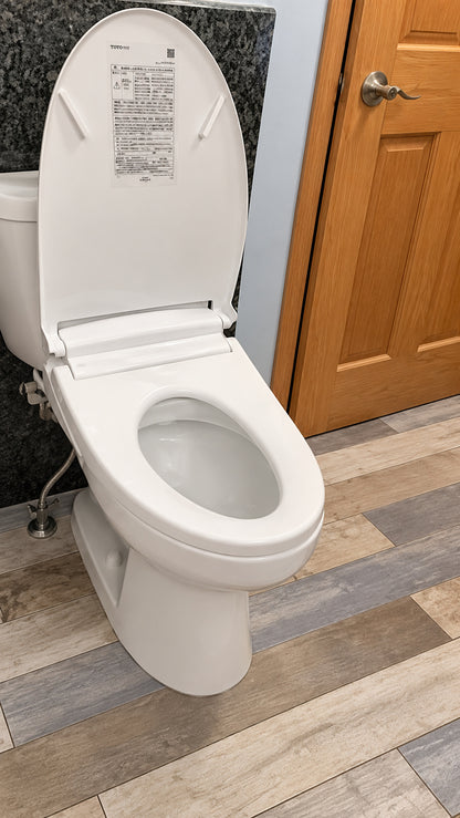 TOTO KS6 Washlet Electric Heated Bidet Seat for Elongated Toilet in Cotton White SW3946 01