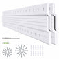 Wudkey 41 in Heavy Duty French Cleat Hanger Aluminum Z Clips French Cleats Mirrors Picture Headboard and Cabinet 2 Pack