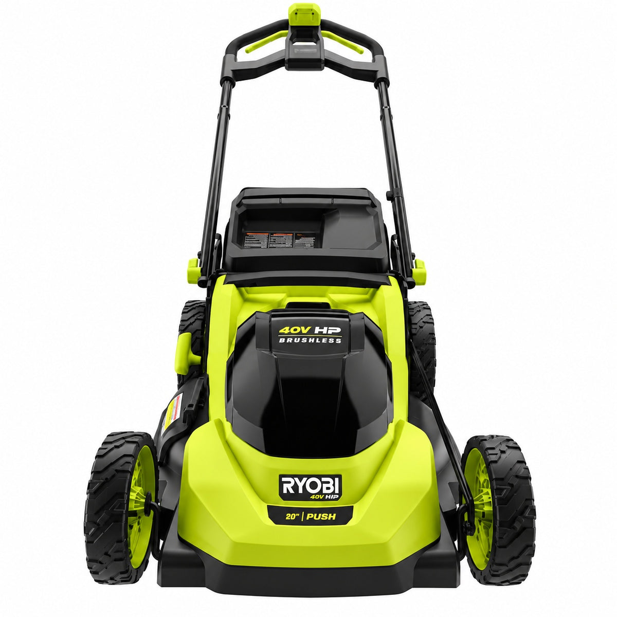 RYOBI 40V HP Brushless 20 in Cordless Battery Walk Behind Push Lawn Mower with 6 0 Ah Battery and Charger RY40HPLM06K