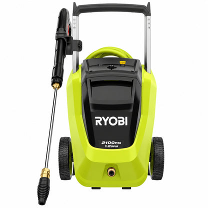 RYOBI 2100 PSI 1 2 GPM Cold Water Corded Electric Pressure Washer with Foamer RY142012