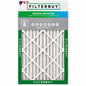Filterbuy 16 in x 32 in x 2 in MERV 8 FPR 5 Dust Defense Pleated HVAC AC Furnace Air Filters Replacement 1 Pack AFB16x32x2M8pk1