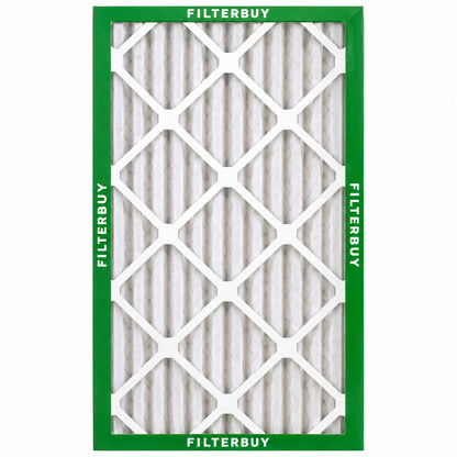 Filterbuy 16 in x 32 in x 2 in MERV 8 FPR 5 Dust Defense Pleated HVAC AC Furnace Air Filters Replacement 1 Pack AFB16x32x2M8pk1