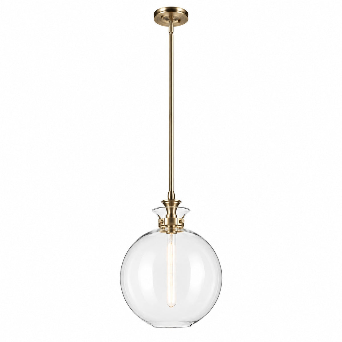 KICHLER Laria 15 in 1 Light Pendant with Clear Glass in Champagne Bronze