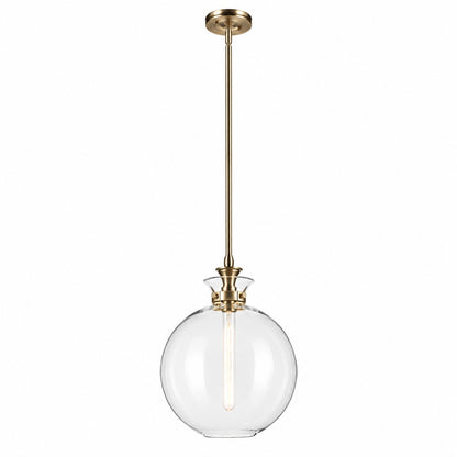 KICHLER Laria 15 in 1 Light Pendant with Clear Glass in Champagne Bronze