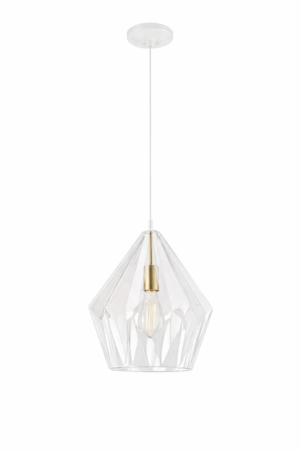 Mencolulu 11 81 In 1 Light Industrial Matte White Metal Diamond Shaped Pendant Light Geometric Hanging Ceiling Cage Shade