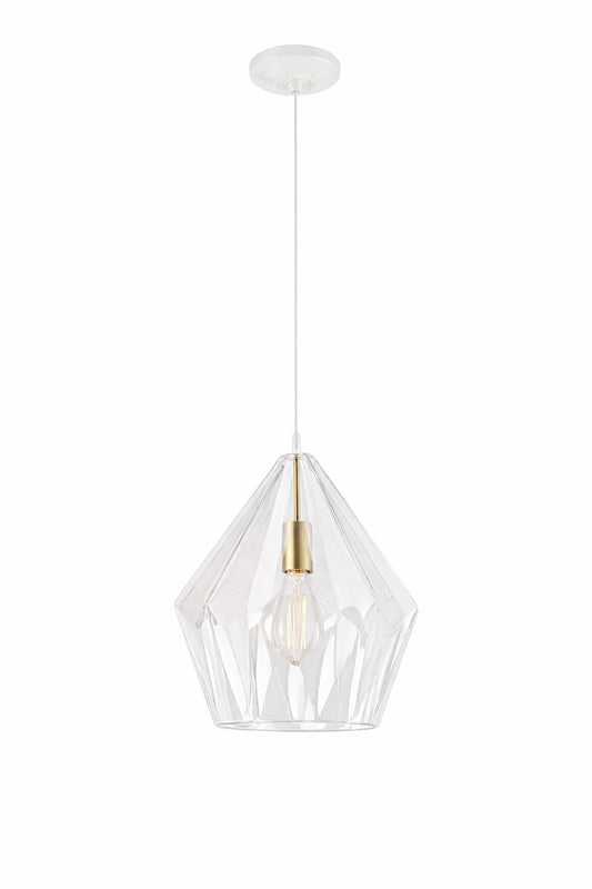Mencolulu 11 81 In 1 Light Industrial Matte White Metal Diamond Shaped Pendant Light Geometric Hanging Ceiling Cage Shade