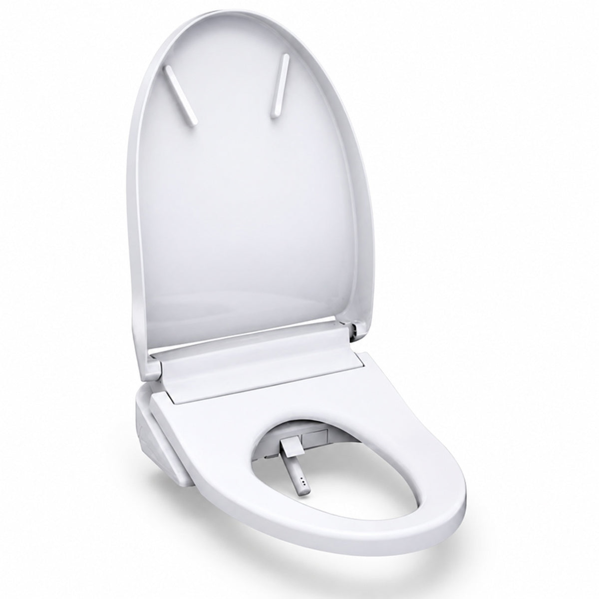 TOTO KS5 Washlet Electric Bidet Seat for Elongated Toilets with Warm Water Wash and Remote Control in Cotton White SW3216 01