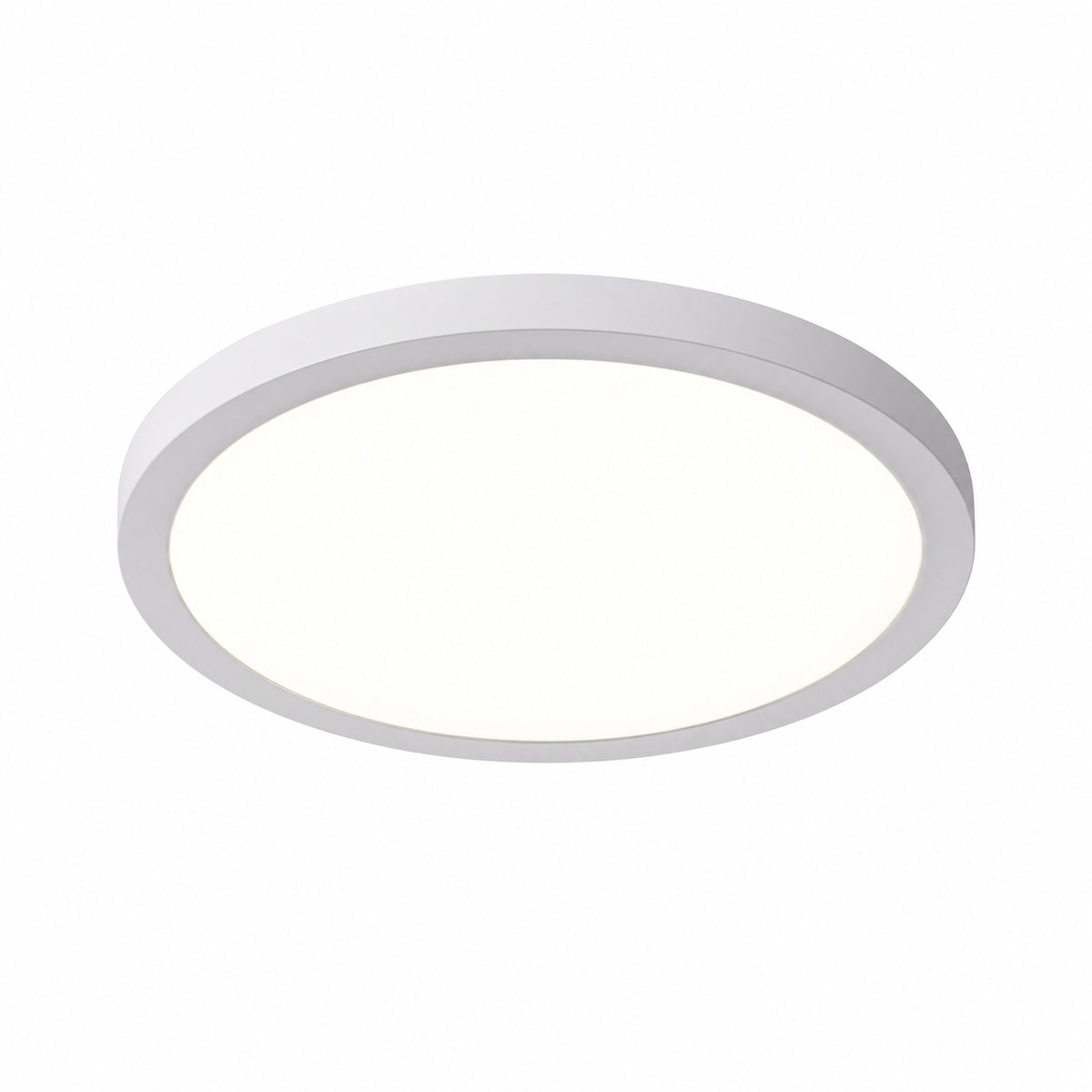 QRMOK 15 7 in Indoor White 28W Dimmable LED Flush Mount Ceiling Light w Remote and Nightlight Warm White No Bulb Included 400 28W F WEMJ1