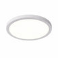 QRMOK 15 7 in Indoor White 28W Dimmable LED Flush Mount Ceiling Light w Remote and Nightlight Warm White No Bulb Included 400 28W F WEMJ1