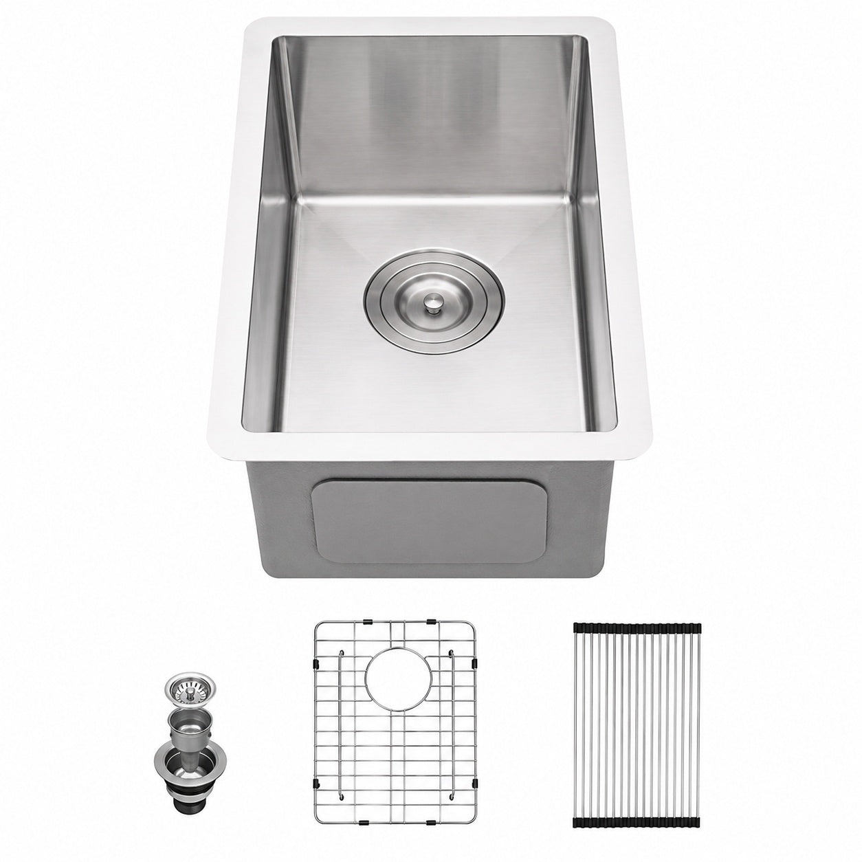 Cadeninc 12 x 18 in 16-Gauge Undermount Sink LQlor-916