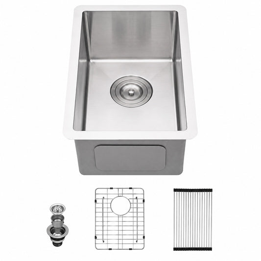 Cadeninc 12 x 18 in 16-Gauge Undermount Sink LQlor-916