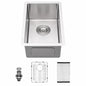 Cadeninc 12 x 18 in 16-Gauge Undermount Sink LQlor-916