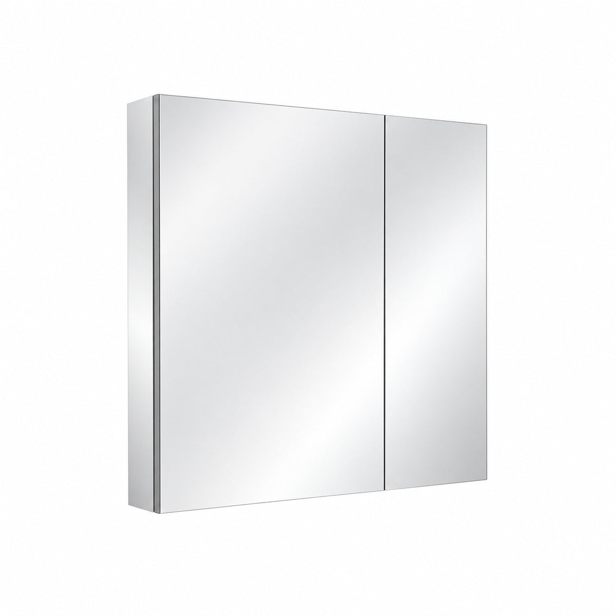 ZXDDMS 30 in W x 26 in H Rectangular Aluminum Surface Mount Bathroom or Medicine Cabinet with Beveled Edge Mirror HH JK5224 S C