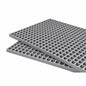 Wellco 3 ft x 6 ft MaxGrid Fiberglass Grating Drain Grates 2 in x 2 in x 0 6 in for Trench Cover Car Washes Pool Deck Gray